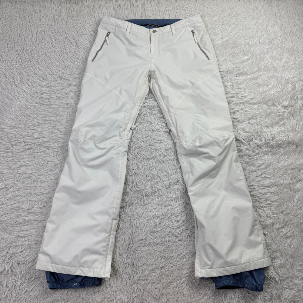 Burton Pants Womens Large White Society DryRide Insulated Thermolite Snow Ski L